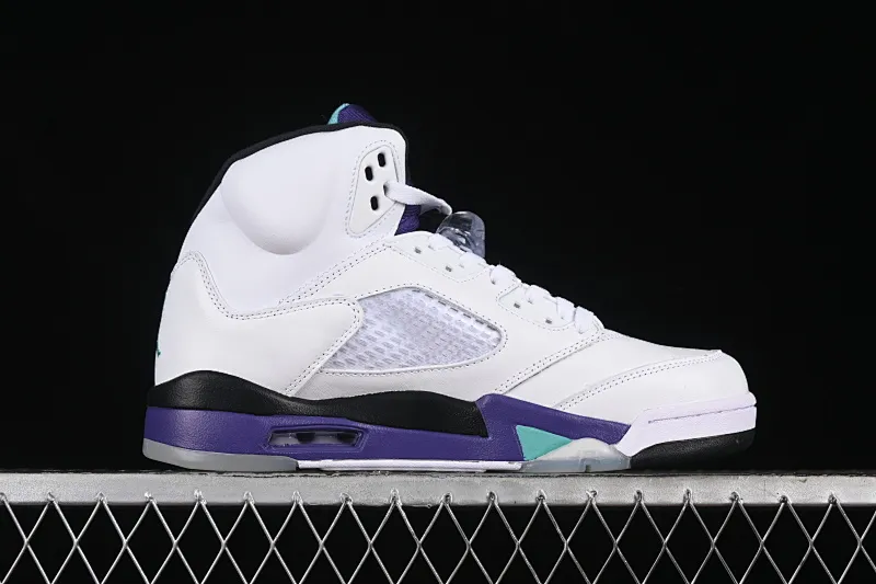 All categories Air Jordan Jordan series basketball shoes Air Jordan 5 Air Jordan 5 Retro "Grape" AJ5 Joe 5 white and purple grape 136027-108